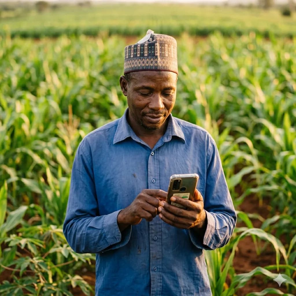Farmer using Farmwise
